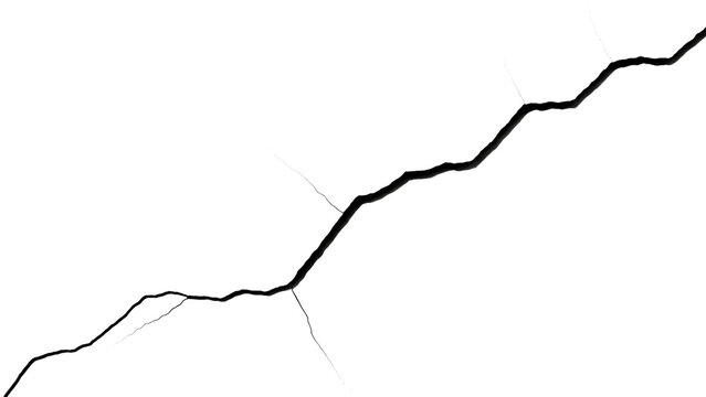 A black background with a cracked texture resembling broken glass or a fractured surface with white lines