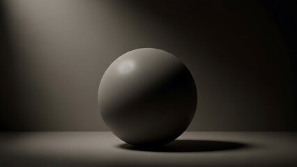 A single egg in a dark room with spotlight