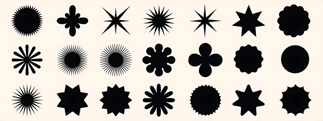 Collection of geometric shapes