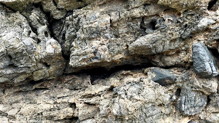 自然の造形が美しい岩のテクスチャ