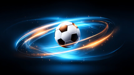 soccer illustration, AI generated