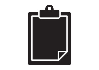 Clipboard icon, Clipboard silhouette vector