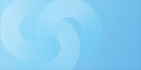 Abstract Blue Circular Ring Pattern Background for Modern Design and Tech Projects