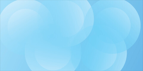 Blue Abstract Circles Background With Soft Light And Layered Circle Pattern For Modern Design