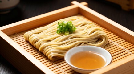 Japanese Zaru Soba Noodles with Dipping Sauce