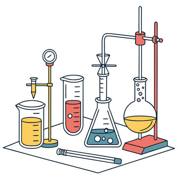 Science experiment setup