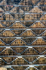 Chand Baori in Abhaneri, built in the 8th&ndash;9th century CE by King Chanda, is a deep, geometric stepwell with 3,500 steps, showcasing ancient water conservation, climate-smart design.