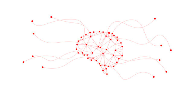 Concept of Artificial intelligence. AI digital brain on the circuit motherboard.