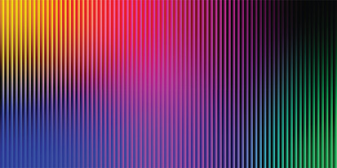 Vibrant spectrum of vertical lines full color gradient background