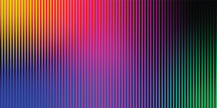 Vibrant spectrum of vertical lines full color gradient background