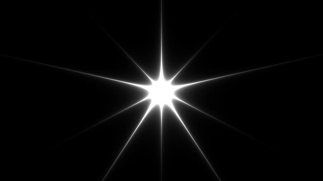 glitter star, sparkle, twinkle star animation on traparent, glitter sparkle dust, starlight dust line, seamless transparent background loop overlay for festive, magical light burst on 4K Black screen.