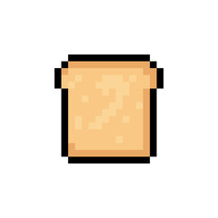 Pixel Art Slice of Bread