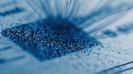Document Verification Background Showing a Close-Up of a Security Pattern With Abstract Design Related to Data Protection and Identity Checks