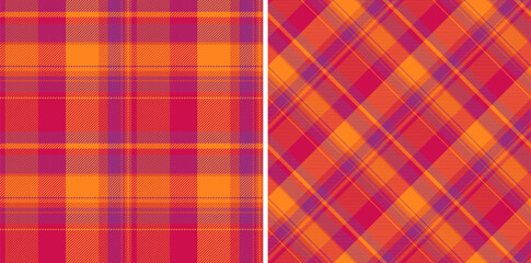 Tartan fabric plaid of textile vector check with a texture pattern seamless background. Set in gradient colors of most comfortable furniture. © SolaruS
