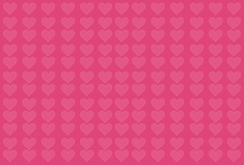 Seamless Pink Heart Pattern Background for Love and Valentine Designs