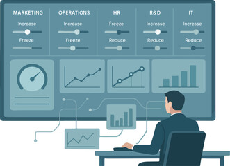 Department Budget Control Dashboard &mdash; Scenario Planning & Cost Allocation Vector