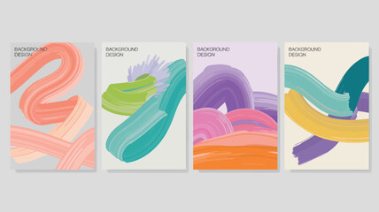 Vibrant abstract background designs for creative projects and presentations