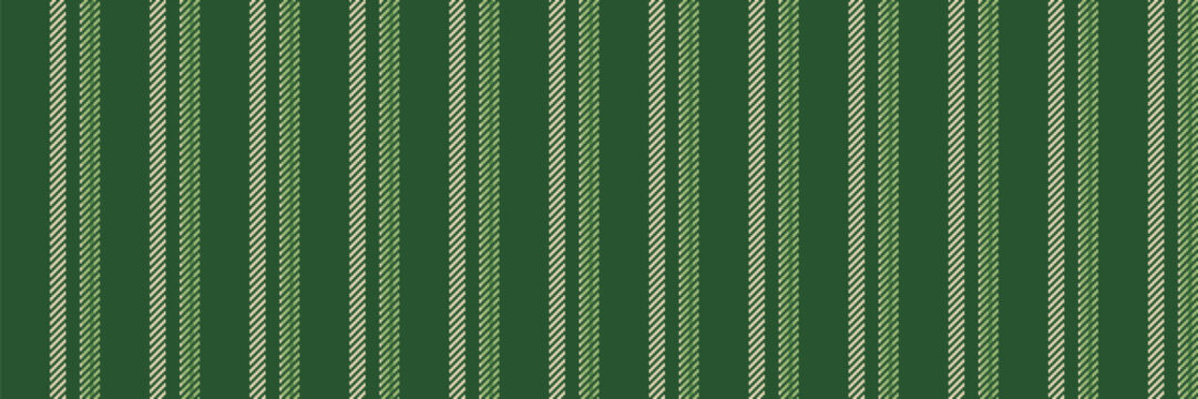 Koodle seamless texture vertical, smooth fabric stripe vector. Lather textile background lines pattern in green and light colors.