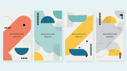 Vibrant background designs for creative projects and presentations