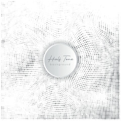 Creative abstract black and white halftone background for graphics