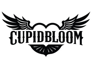cupid bloom vector on white background