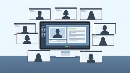 business people set. GENERATIVE AI