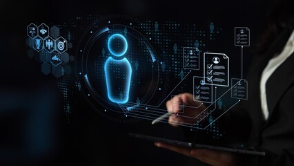 Digital recruitment and online hiring, virtual headhunting, smart recruitment platforms, talent acquisition solutions, and digital HR tools for modern workforce management. Muxer