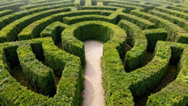 Hedge Maze Images – Browse 22,843 Stock Photos, Vectors, and Video