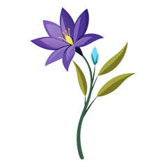 brodiaea bulb  with a branch