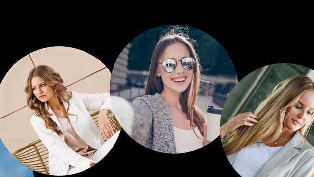 Round Rotation Smooth Multi Panel Slideshow