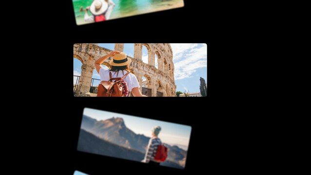 Carousel Presentation Multi Panel Slideshow