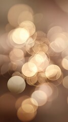 Radiant Bokeh Bliss: A captivating display of soft, out-of-focus light orbs in warm, inviting tones. 