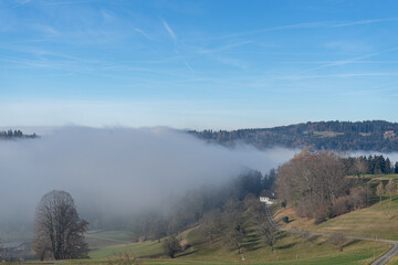 dr&uuml;ckender Nebel