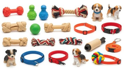 Dog toys and collars
