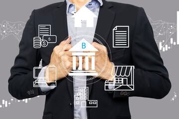 Financial technology and financial transactions, purchasing and paying for goods via mobile banking