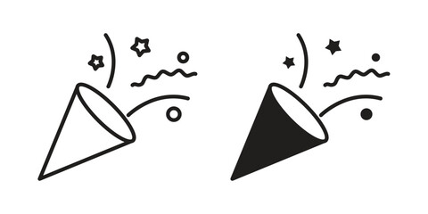 Congratulations icons for templates, web design and infographics