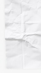 Textured Paper's Soft Embrace: A close-up view unveils the intricate textures of a piece of crumpled paper, its surface bearing the marks of time and experience.