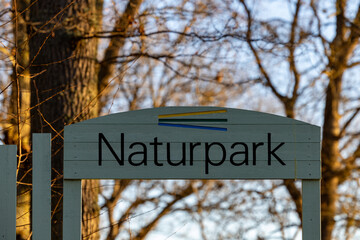 Uppsala Sweden Sign Park Says