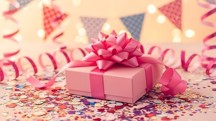 pink gift box