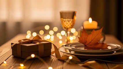 candles on the table