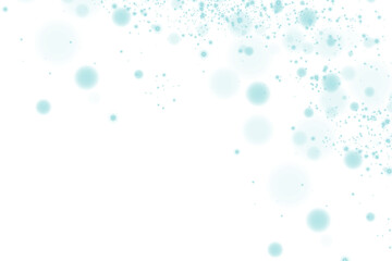 Soft Blue Bokeh Particle Background