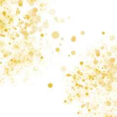 Golden Bokeh Particle Background