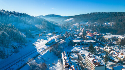 Delnice Winter Valley Aerial