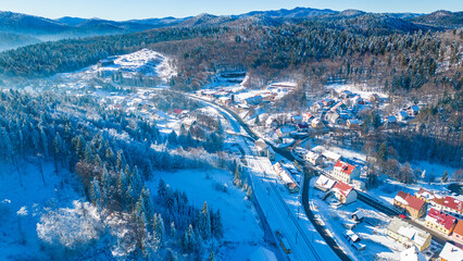 Snowy Gorski Kotar Village Delnice