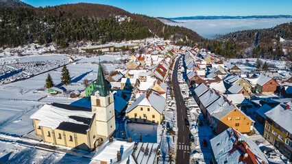 Winter Village Delnice Valley View