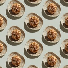 Makar Sankranti Kite and Sweets Flat-Lay Illustration