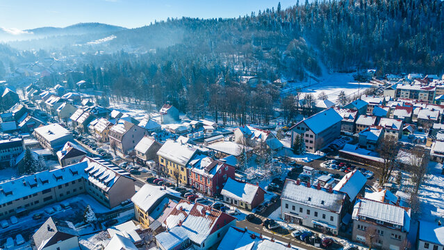 Snowy Delnice Mountain Town