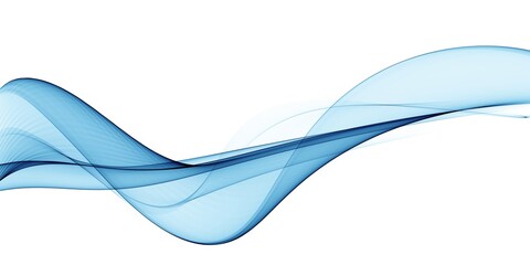 Abstract light blue wavy background.