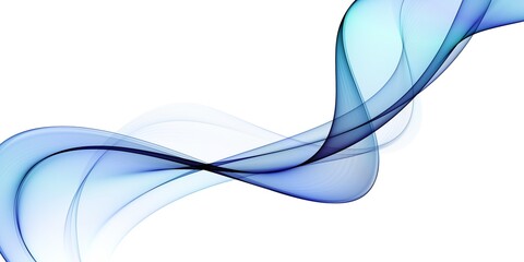 Abstract light blue wavy background.