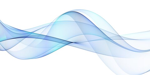 Abstract light blue wavy background.
